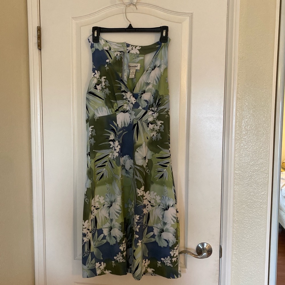 Hawaiian floral Connected mini dress